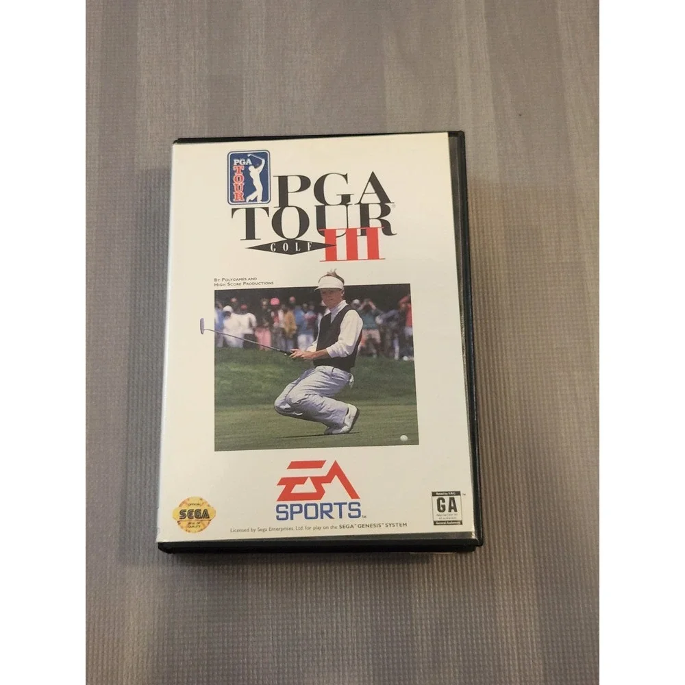 PGA Tour Golf III (Sega Genesis, 1994) NO MANUAL